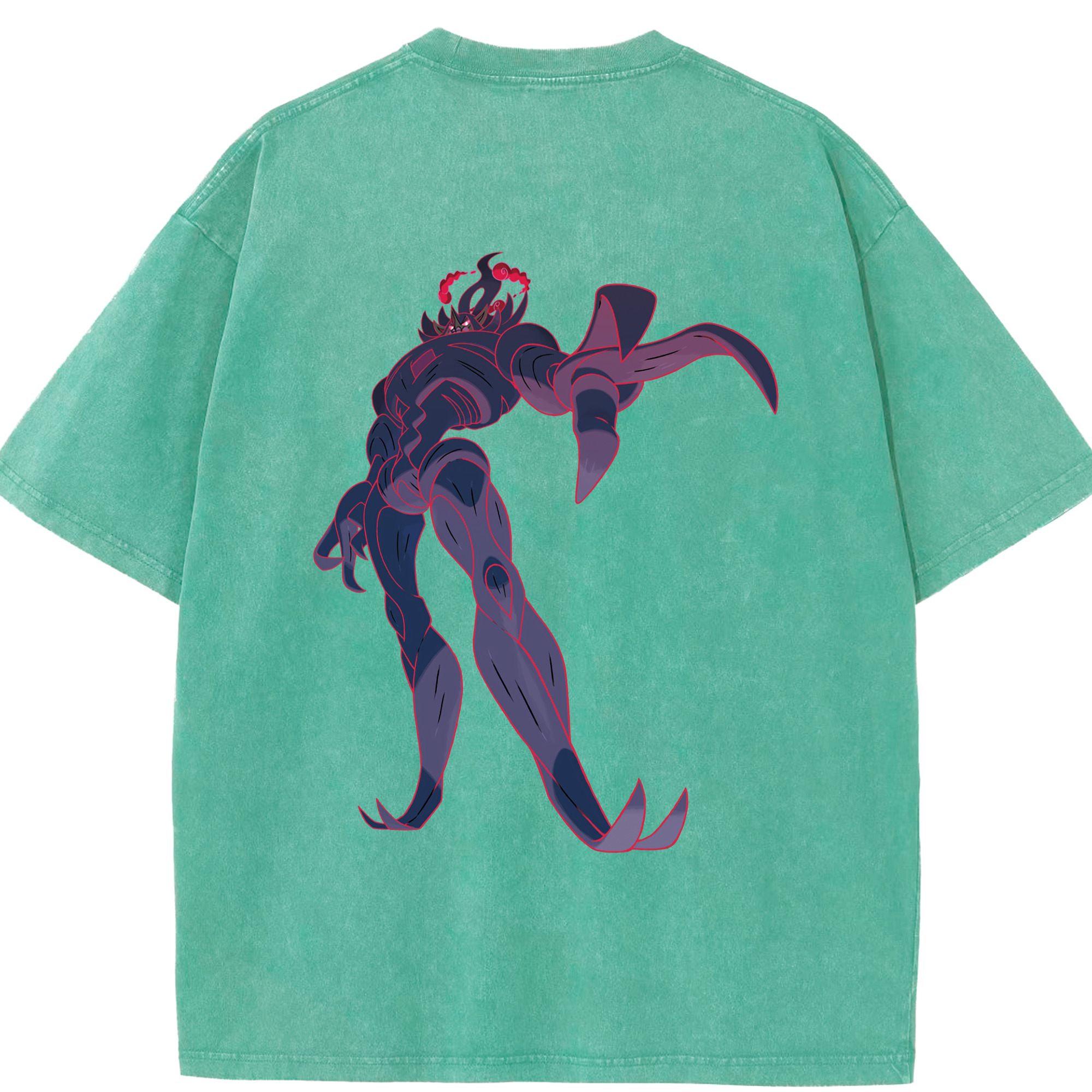 （画像用） ポケットモンスター Pokémon 綿100% ヴィンテージ風 半袖Tシャツ（背面プリント）